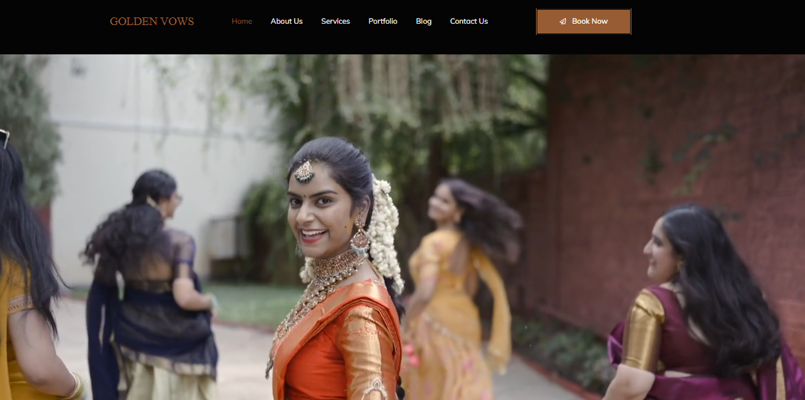 Golden Vows Website